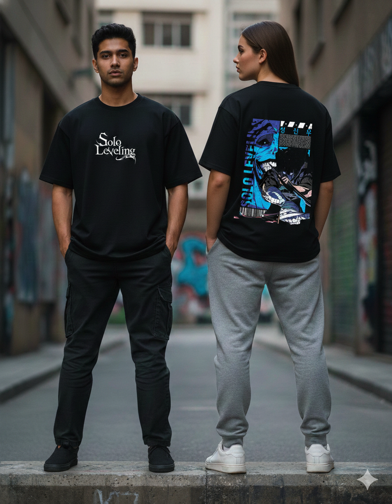 Sung Jin-Woo – Shadow Monarch Oversized T-Shirt